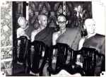  11 February 1972: Western Buddhist monks who ordained and studied under His Holiness were waiting to welcome Prince Phillip, the Duke of Edinborough in his official visit to Thailand at the Uposatha Hall of Wat Bovoranives Vihara.