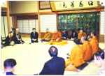  4 April 1998: His Holiness was welcomed at the Nenbutsushu Torimoto Guesthouse in Kyoto. He was participating in the First Buddhist Summit at the Kyoto International Conference Centre organized by the Nebutsushu Buddhist Sect of Japan.