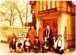  22 April 1980: Yang dipermuliakan berada di Vihara Buddhis Chicago (Amerika) berdiskusi Buddhist di Jepang.